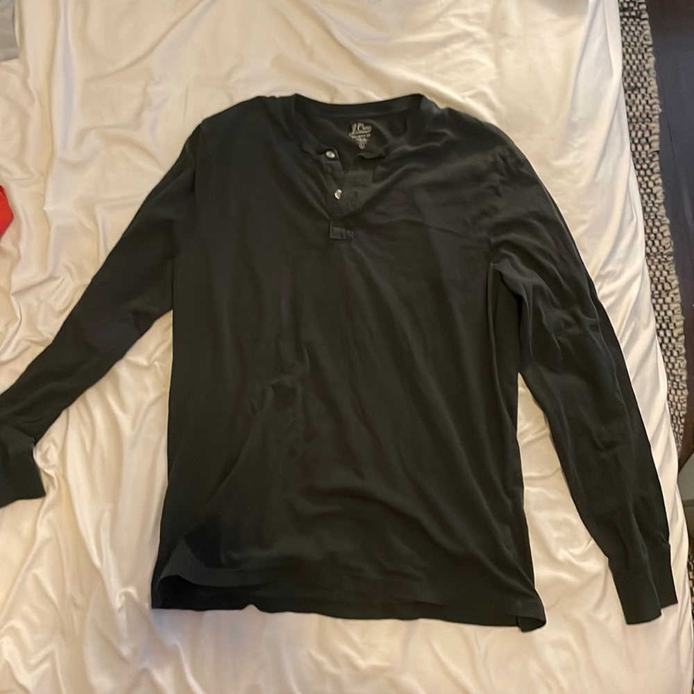 J CREW Henley style long sleeve